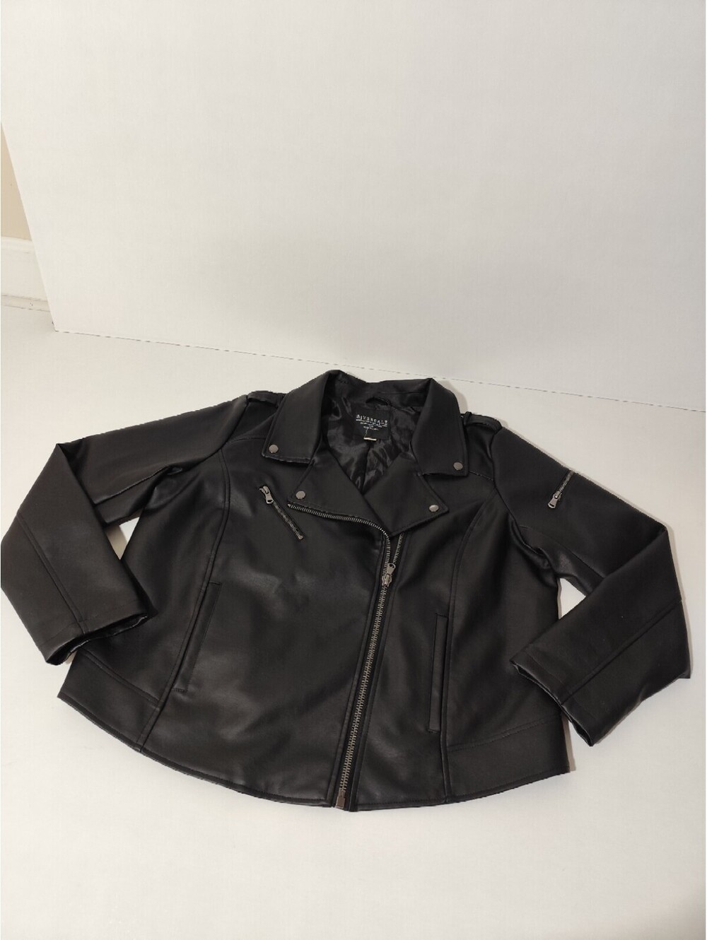 Riverdale South Side Serpents Faux Leather Motorcycle Jacket Black Womens Sz 2